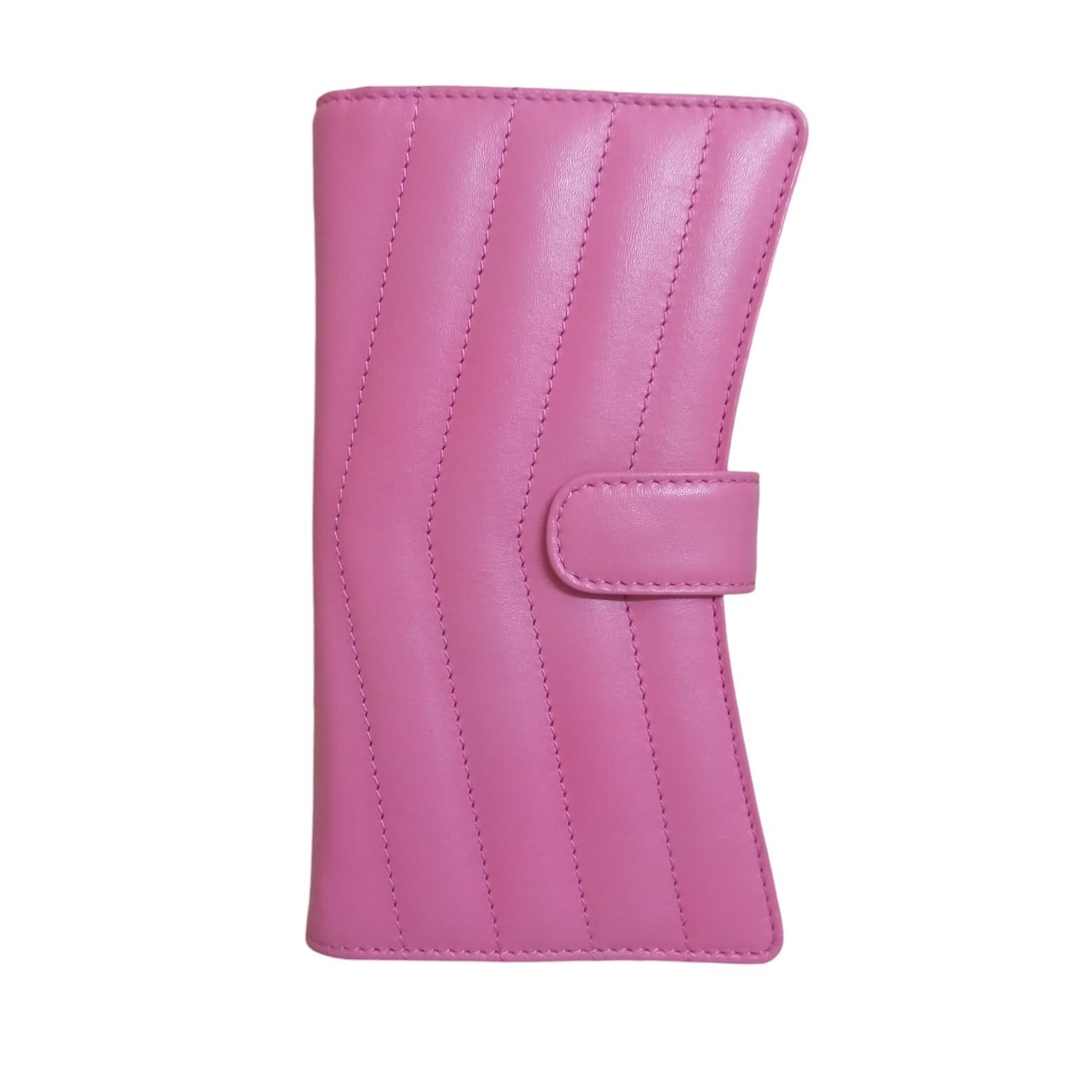 Vintage Bifold Pink Stylish Casual Wallet Purse for Woman - Real Leather clutch thin Top Quality! Ladies wallet
